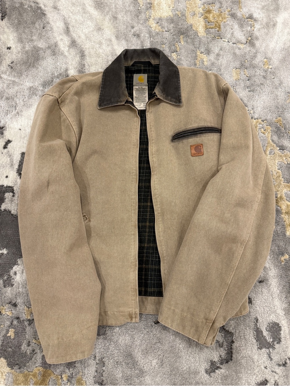 Carhartt Vintage Detroit Jacket with Green Lining